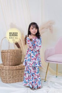 Mek Moden Kurung Pink Kids Feature