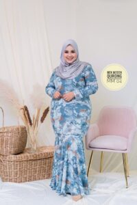 Mek Moden Kurung Grey